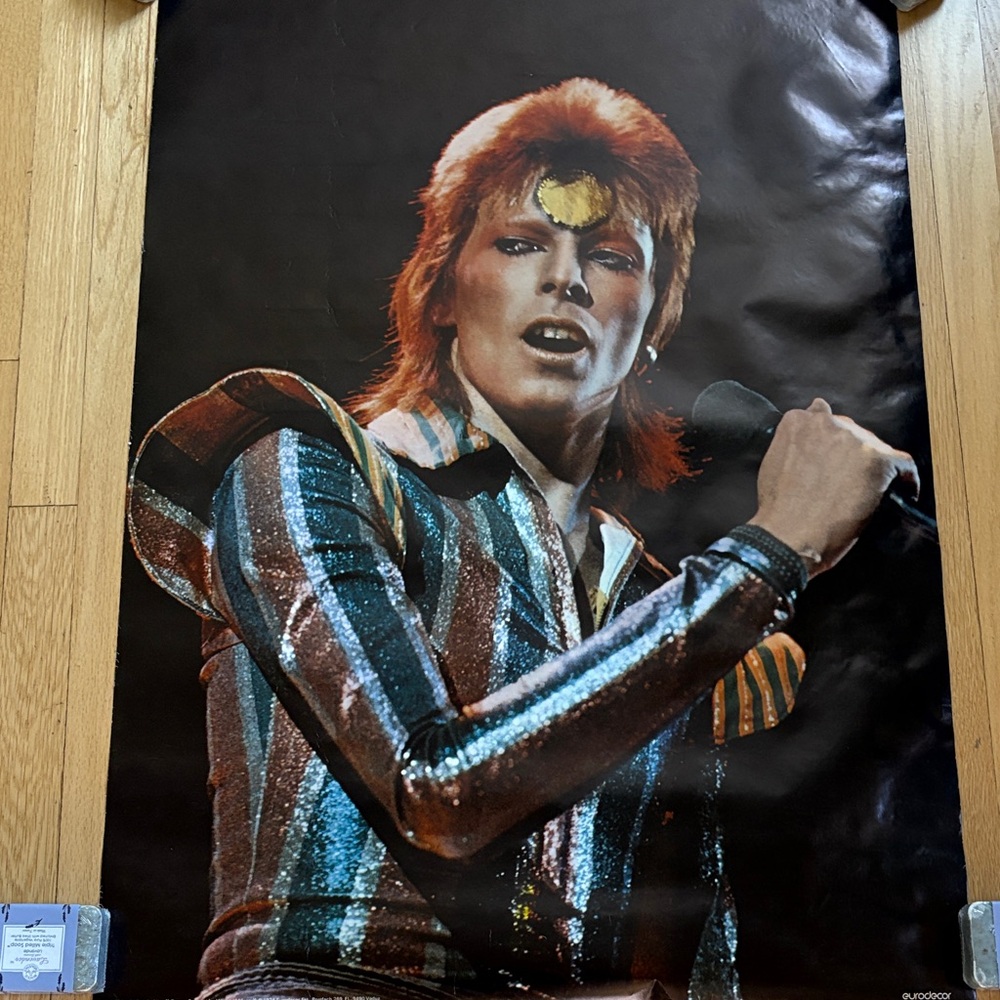 Vintage DAVID BOWIE Iconic Poster